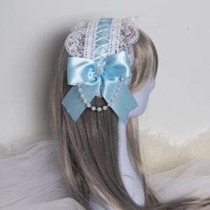 Lolita headband in Light Blue